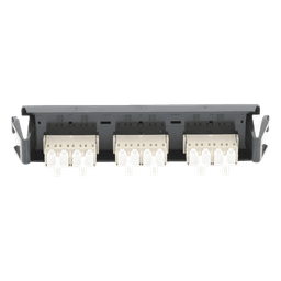 Placa Acopladora de Fibra Óptica Quick-Pack, Con 6 Conectores LC/UPC Duplex (12 Fibras), Para Fibra Monomodo, Azul