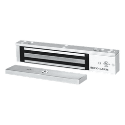 Chapa Magnética 600 lbs con LED /  Sensor de Estado de Unión / Sin Magnetismo Residual / Uso Interior.