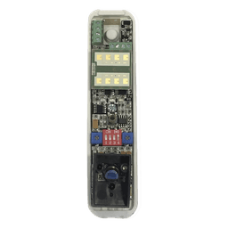 Sensor tipo cortina/ Interior y Exterior/ Funcion antimascara / Doble tecnologia PIR & MW/ Cobertura de hasta 12 metros/ Compatible con cualquier panel de alarma / Cableado