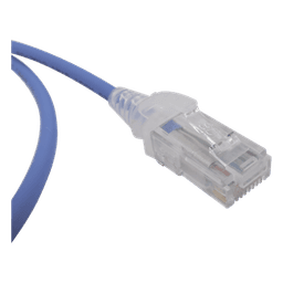 Patch Cord Cat6 UTP / CM/LS0H / 0.91 m (3 ft) / 28AWG Diámetro Reducido / Azul