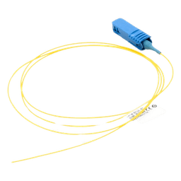 Pigtail de Fibra Óptica SC/UPC Simplex, Monomodo OS1/OS2 XGLO, OFNR, Color Amarillo, 1 Metro (3.28 Pies)