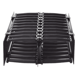 Organizador de Cable Horizontal RouteIT, Doble, Para Rack de 19in, 4in de profundidad, 2UR
