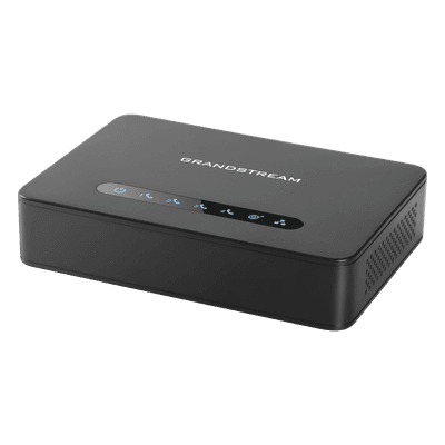 ATA de 4 puertos FXS con 2 puertos de red gigabit