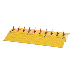Picos poncha llantas autónomo / No requiere barrera vehicular / Para delimintar dirección de tráfico vehicular / Compatible con 1601-088 / Mide 90cm (3ft) / Fácil instalación de sobreponer