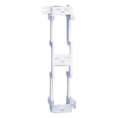 Bracket para Montaje de Regleta S66, Acepta 1 Regleta M150 y 1 Conector de 25 Pares de Cada Lado