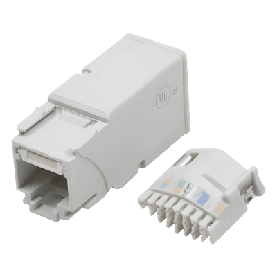 Conector para Patch Panel Z-MAX, UTP, Cat6A, Versión Bulk (Sin Empaque Individual)