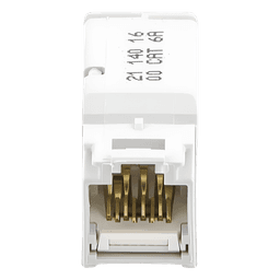 Conector UTP / Cat6A / Terminación T568A/B / Conductor 22-26 AWG / Diseño Compacto Apilable / 1.48mm Máx. Sobre Aislamiento