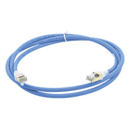 Patch Cord Cat6A UTP / CM / 1.52 m (5 ft) / Doble Aislamiento / 7.37 mm OD / Azul