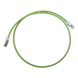 Patch Cord Cat6A S/FTP / 0.91 m (3 pies) / CM/LS0H / Verde / Bulk