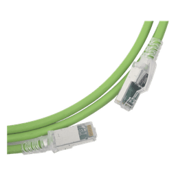 Patch Cord Cat6A S/FTP / 0.91 m (3 pies) / CM/LS0H / Verde / Bulk