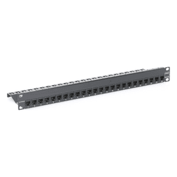 Patch Panel Z-Max, Blindado, de 24 Puertos, Modular (Vacío), Plano, 1UR
