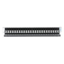Patch Panel Z-Max, Blindado, de 24 Puertos, Modular (Vacío), Plano, 1UR
