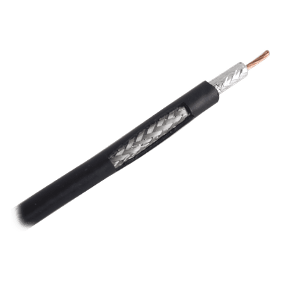 RG-8X, Metro de Cable Coaxial Ultra Flexible, Conductor Central de Cobre Trenzado, Malla de Cobre EstaÑado, 50 Ohms