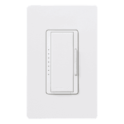 Atenuador Maestro / 120 V / 1000 W incandescente-halógeno / 800 W-1000 VA MLV / sin neutro / un polo o multilocalización / RadioRA 2 y RA2 Select