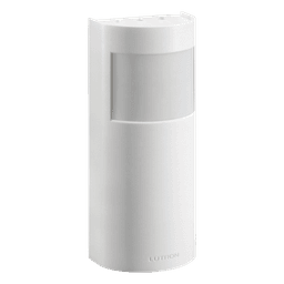 Sensor de ocupación y vacancia inalámbrico de esquina, PIR 90°, cobertura hasta 232.3 m² y alcance de 15.2 m, a batería, compatible con RadioRA 2, RA2 Select, RadioRA 3 y Vive
