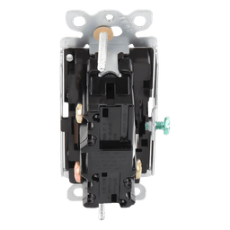 Apagador de Pared de 3 Vías / 15 A / 120/277 V / Paleta Amplia / Cargas Generales y Motores / Acabado Brillante