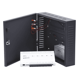 Controlador de Acceso 4 Puertas / 20,000 Huellas 30,000 Tarjetas / ADMS PUSH / TCP/IP / Gabinete y Fuente 12V 5A