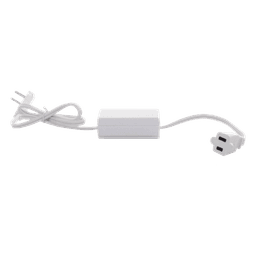 Módulo atenuador de clavija para lámparas de mesa y pie, 300 W incandescente/halógeno, RF Clear Connect, color blanco Snow, para RadioRA 2, RA2 Select y RadioRA 3