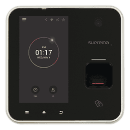 Lector Biométrico de Huella / Pantalla Táctil 5.0" / NFC 13.56MHz / WiFi 802.11b/g / PoE / 500,000 Usuarios / Detección de Dedo Vivo