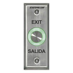 Botón de Salida con Aro Iluminado Color Verde y Rojo / IP65 / Buzzer / Función Toggle (Enclavado) / Temporizador  / Relevador NC/NO/ Uso Exterior e Interior.
