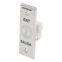 Botón de Salida con Aro Iluminado Color Verde y Rojo / IP65 / Buzzer / Función Toggle (Enclavado) / Temporizador  / Relevador NC/NO/ Uso Exterior e Interior.
