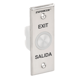 Botón de Salida con Aro Iluminado Color Verde y Rojo / IP65 / Buzzer / Función Toggle (Enclavado) / Temporizador  / Relevador NC/NO/ Uso Exterior e Interior.