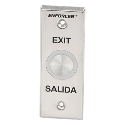 Botón de Salida con Aro Iluminado Color Verde y Rojo / IP65 / Buzzer / Función Toggle (Enclavado) / Temporizador  / Relevador NC/NO/ Uso Exterior e Interior.