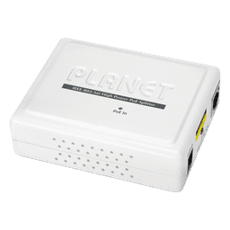Divisor PoE / 802.3at / Salida 12V 2A o 24V 1A / Gigabit 10/100/1000 Mbps / UTP hasta 100 m (328 pies)