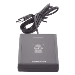 Lector Enrolador de Escritorio / MIFARE 13.56 MHz / USB 150 cm (4.9 ft) / Windows 7/8/10 / 123x70x16.2 mm (4.9x2.8x0.7 in)