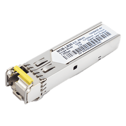 Transceptor mini-Gbic SFP 1G LC TX:1550nm RX:1310 para fibra Mono Modo 20 Km WDM, Requiere MGB-LA20