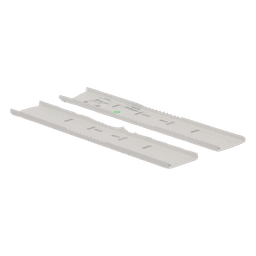 Montaje de Poste / Abrazaderas 3' a 5' / Acero Calibre 16 / 394 x 73 x 12 mm / Ajustable 200-370 mm