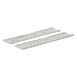 Montaje de Poste / Abrazaderas 3' a 5' / Acero Calibre 16 / 394 x 73 x 12 mm / Ajustable 200-370 mm