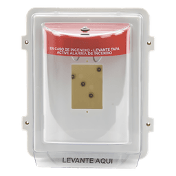 Protector Universal para Estación Manual / Policarbonato UV / Empotrado 4 pulgadas / NEMA 3R / -40°F a 250°F / UL/cUL/ADA