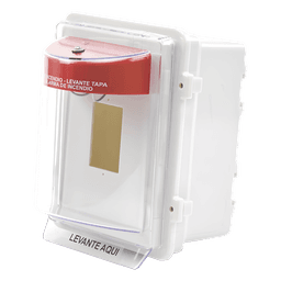 Protector Universal para Estación Manual / Policarbonato UV / Empotrado 4 pulgadas / NEMA 3R / -40°F a 250°F / UL/cUL/ADA
