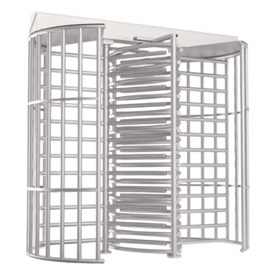  Torniquete doble de cuerpo completo, para uso en intemperie, bidireccional acabado en acero galvanizado