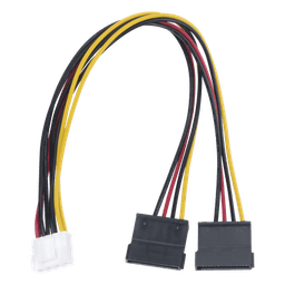 Cable de Alimentación SATA / 25 cm / 0.82 pies / Compatible con DVR Hikvision y EPCOM