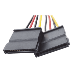 Cable de Alimentación SATA / 25 cm / 0.82 pies / Compatible con DVR Hikvision y EPCOM