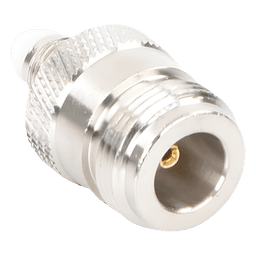Adaptador Coaxial / FME-Hembra a N-Hembra / 50 Ohm / Conectores Chapados en Oro