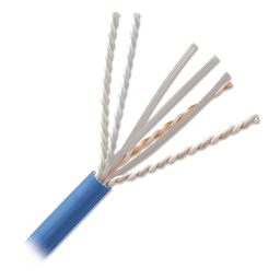 Bobina de Cable U/UTP de 4 Pares, Z-MAX, Cat6A, Soporte de Aplicaciones 10GBase-T, CMR (Riser), Color Azul, 305 Metros (1000 Pies)