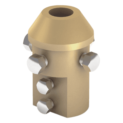 Adaptador de Punta Pararrayo PDC en Mástil 1 1/2".