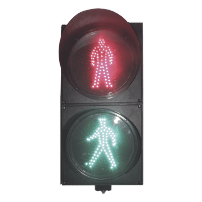 Semáforo Peatonal / Indicador Alto/Siga Estático / Diámetro 20 cm / LED de Alta Intensidad / 110 VCA / IP Hermético