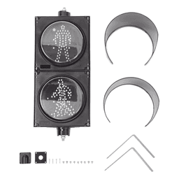 Semáforo Peatonal / Indicador Alto/Siga Estático / Diámetro 20 cm / LED de Alta Intensidad / 110 VCA / IP Hermético
