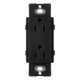 Tomacorriente Dúplex / 15 A / 125 V / Formato Decorador / Acabado Midnight / Línea Satin Colors