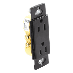 Tomacorriente Dúplex / 15 A / 125 V / Formato Decorador / Acabado Midnight / Línea Satin Colors