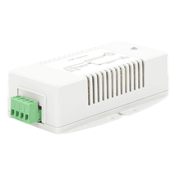 Inyector PoE Solar / Entrada 18-36 Vcc / Salida 56 Vcc / 802.3af/at / Gigabit / 35W / -30°C a +60°C (-22°F a +140°F)
