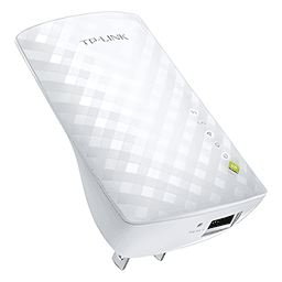 Repetidor / Extensor de Cobertura WiFi AC, 750 Mbps, doble banda 2.4 GHz y 5 GHz, con 1 puerto 10/100 Mbps