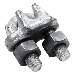 Nudo Forjado para Cable de Retenida de 3/16".