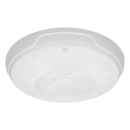 Bocina de techo para evacuación por voz, doble voltaje 25/70.7 V, sin estrobo, color blanco, Serie L System Sensor
