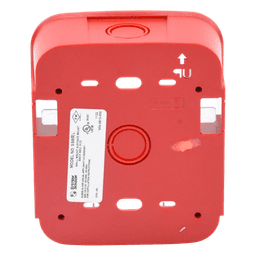 Caja de Montaje en Pared, para Sirena, Color Rojo, Nuevo Diseño Moderno y Elegante