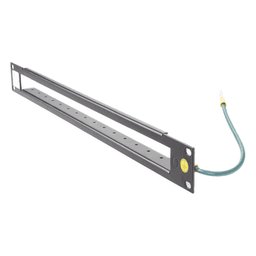 Chassis Rack 1U / 16 Módulos Protectores Serie DPR / Montaje 19" / 0.6 m (1.97 ft) Profundidad Estándar